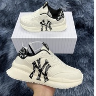 MLB Korea Chunky Runner Classic Monogram New York Yankees Black Shoes - Extremely Hot MLB Chunky Ny 