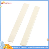 【sunnystore】2 Pcs Spare Part Beige Plastic Bridge Saddle Nut for Classical Guitar