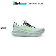 ASICS M GEL NIMBUS 28 WIDE - COLD MOSS รองเท้าวิ่ง ผู้ชาย เอสิคส์ GEL NIMBUS 28 สีเทา