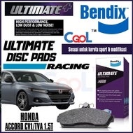 Bendix Ultimate Front  Rear  Brake Pad  Honda Accord CV1/TVA 1.5T DB1206 ULT+ DB2610 ULT+