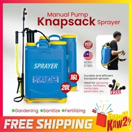 Manual Knapsack Sprayer 16L 20L Tank Nozzle Sprayer Garden Sprayer Penyembur Pump Racun Rumput Pam R