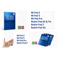 Tablet Tempered Glass – Mi Pad 2 / Mi Pad 5 / Mi Pad Pro / Redmi Pad SE 8.7 / Redmi Pad 7 / Redmi Pa