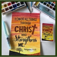 Philippians 4:13 | I can do all this through Christ who strengthens me. | Christian Ezlink Card Sticker