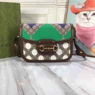 LV_ Bags Gucci_ Bag bag lady's saddle bag 602204 boxes HGEQ