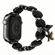 【Sunsky Smart Store】 Cross Rhinestone Chain Crystal Watch Band For Apple Watch 42mm / 41mm / 40mm / 