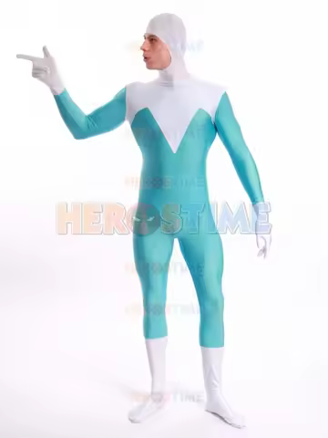 The Incredibles Frozone Costume The Most Popular Fullbody Halloween Frozone Mens Adult Cosplay Zenta
