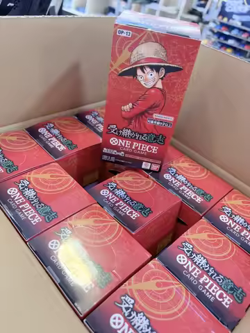 IN STOCK 2025 BANDAI Genuine One Piece OPCG TCG Game Card Japanese Sealed OP13 Carrying on His Will 