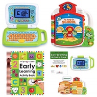 Leapfrog 2-in-1 LeapTop Touch Green, Leapfrog Tad s Get Ready School Book Early Learning Activity...