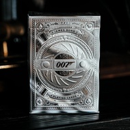 James Bond 007 Silver Edition Poker Deck Official Premium playing cards by Theory 11 [Made in USA] [