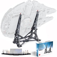 Kyglaring Vertical Display Stand for Lego Ultimate Millennium Falcon 75192 Building Blocks Model Set