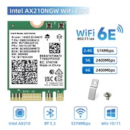 tmtkzp1 AX210NGW WiFi WiFi6E 6GHz Tri-Band Network Card Bluetooth 5.3 intel AX210 Wireless Module fo