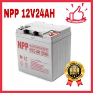 NPP 12v 24ah Solar Battery Gel DEEP CYCLE Rechargeable Battery