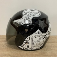 BXP Nuvo Diary Helmet - 1 single Visor Glass - SNI Helmet Adult Helmet