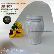 BABY URN OR PET CREMATION URN MADE OF MARBLE