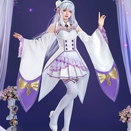 Emilia Cosplay Costume from Re:Zero - Starting Life in Another World for Women