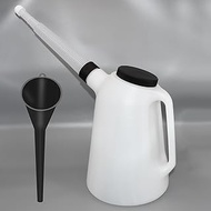 5 Quarts Oil Measuring Container Automotive Motor Oil Dispenser Motor Oil Container with1 Pcs Plasti
