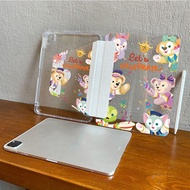 Suitable For Clear Crystal Glass Case Ipad pro12.9 2018-2022 gen10 7 8 9 10.2 Air4 Air5 10.9 gen5/6 