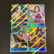 One Piece卡 SR 女帝 鷹眼 沙鱷 七武海 海賊王咭 card op01 異畫