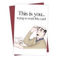 1pc Funny Happy Birthday Card, Unique Birthday Gifts For Dad, Birthday Card For Men Him Brother Husb