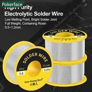POKERFACE 60/40 Solder Wire 0.5/0.8/1.0/1.2mm Rosin Core Tin Solder Wire Soldering Welding Flux 2.0%
