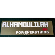 02-alhamdullilah [Large Size] STICKER Train.Sticker Mirror.Sticker Lori.Heat Resistant STICKER.