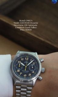 ⚫️狀態佳Omega Dynamic III Chronograph✅️- 5240.50.00🔥
二手中古 Omega 1997 Dynamic III 5240.50.00
-Calibre 11