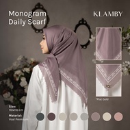 Klamby - Monogram Daily Scarf