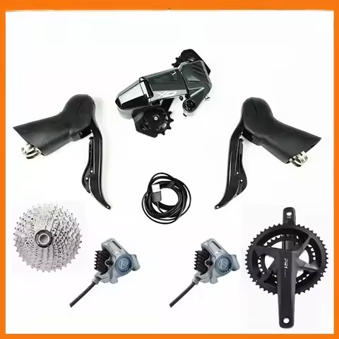 EDS GeX OX Handlebars for Gravel Bikes Wireless Electronic Shifting Kit Single Double Disc 7-13S Fre