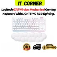 Logitech G715 Wireless Mechanical Gaming Keyboard with LIGHTSYNC RGB Lighting, LIGHTSPEED