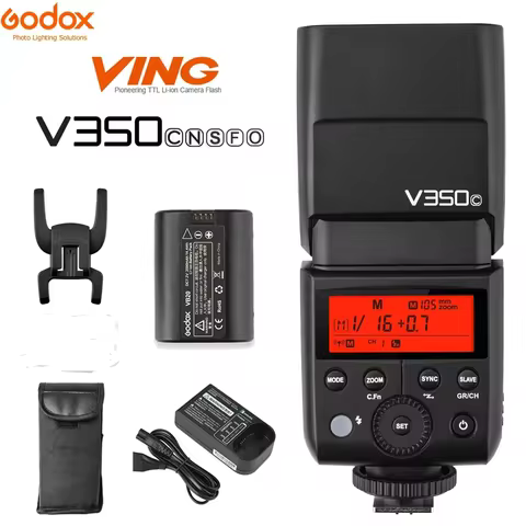Godox V350C V350N V350S V350O V350F TTL 2.4G Camera Speedlite Flash Built-in Lithium Battery For Can