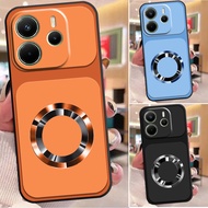 Xiaomi Redmi Note 14 4G / 14 Pro 5G / 14 Pro Plus+ case with circle printed in basic hot trend color