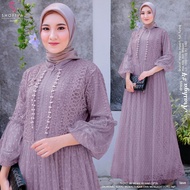 GAMIS KONDANGAN DRESS BROCADE ARASHYA#4 LD 110 PJ 140 BY SHOFIYA BERLABEL