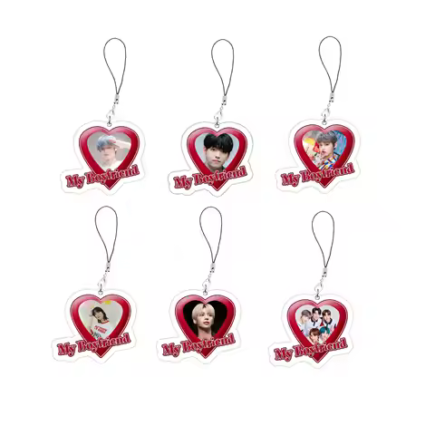 Korean TXT Keychain for Accessories Bag Acrylic TXT Pendant Soobin Yeonjun Beomgyu Taehyun Hueningka