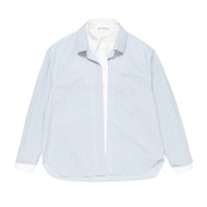 Acne Studios | Fine Striped Faux Layered Women Shirt