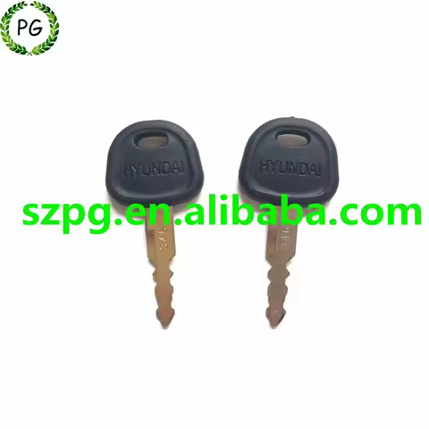 2PCS HD60 Key For Hyundai Excavator Ignition Key 21N4-10400K