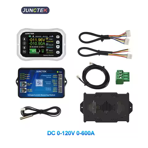 Bluetooth Battery Monitor KH160F DC 0-120V 0-600A Voltage Current Tester Capacity Indicator RV Batte