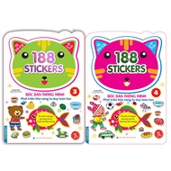 Book-Combo 2c-IQ EQ CQ smart peel-and-stick stickers (4-5 years old) - 188 stickers book 3 + book 4