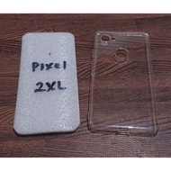 Google Pixel 2XL Softcase Case Clear Clear Silicone Case Google Pixel 2XL