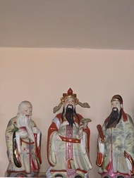 福祿壽三星陶瓷擺設