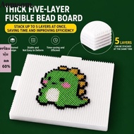 AOMSOM Bead Board, Multi Layer Layered Structure Fuse Bead Board,  Super High Five Layer Space Savin