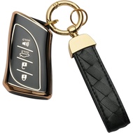 for Lexus Key Fob Cover Keychain Fit for Lexus 2018-2022 UX200 LS500 LS500H LC500 LC500h ES300h ES35