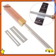 FOX- Guitar Fret Crowning File Mini Guitar Fret End Dressing File Wood Handle Luthier Repair Tool fo