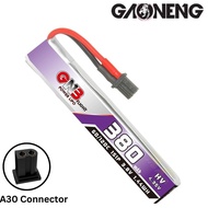 Gaoneng GNB 3.8HV 380mAh 60C 1S Lipo Battery with A30 Connector (compatible with BT2.0 connector) GN
