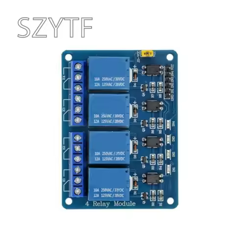 5V 12V 4-Channel Relay Module Shield ARM PIC AVR DSP Electronic 5V 4 Channel Relay.4 Road 5V Relay M