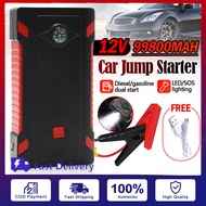 99800mAh Car Powerbank Jump Starter Car Jumper Car Jumper Power Bank Powerbank Kereta