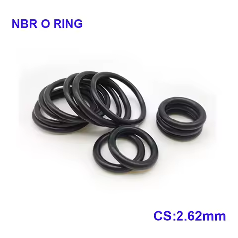 CS 2.62mm, Nitrile Rubber O Ring, NBR Rubber O-Ring O ring Sealing Ring Gasket Washer.100 pieces