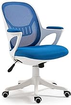 Office Chair Gaming Chair Barber Comfy Computer Chair Adjustable Height Office Chair with Chrome Base Padded Swivel Chair,Blue (Blue) lofty ambition