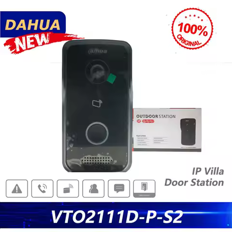 Dahua International Version VTO2111D-P-S2 IP Villa Door Station Two-way Audio And Voice Call Through