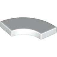 LEGO LEGO 27925 White Arc Corner Smooth Plate Round Tablet 2x2 6172674