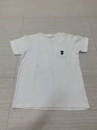 Uniqlo KAWS ✘Peanuts 白色 口袋 t恤
